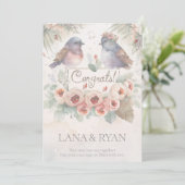 Gefeliciteerd met Lana & Ryan! Kaart (Staand voorkant)