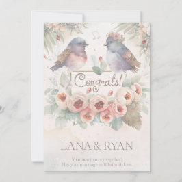 Gefeliciteerd met Lana & Ryan! Kaart