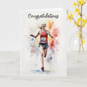 Gefeliciteerd met lopende Kaart (Gele Bloem)