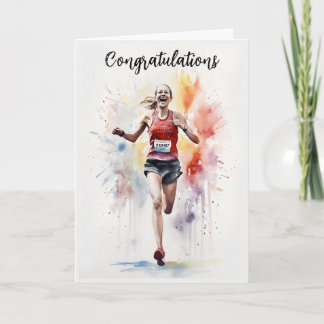 Gefeliciteerd met lopende Kaart