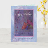 Gefeliciteerd met mama om jarig te zijn kaart (Gele Bloem)