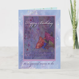 Gefeliciteerd met mama om jarig te zijn kaart