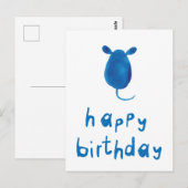 Gefeliciteerd met Maus Briefkaart (Voorkant / Achterkant)