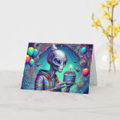 Gefeliciteerd met mijn favoriete Mens | Vreemdelin Kaart (Gele Bloem)