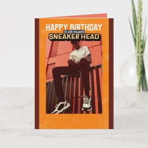 Gefeliciteerd met mijn favoriete sneaker kaart