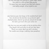 Gefeliciteerd met mijn favoriete verfraaier drieluik wenskaart (Binnenkant midden)