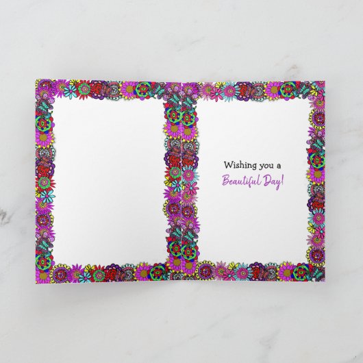 Gefeliciteerd met mijn Geweldige zus Kaart (Binnen)