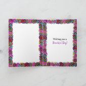 Gefeliciteerd met mijn Geweldige zus Kaart (Binnen)