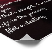 Gefeliciteerd met mijn verjaardag - Nog een reis r Poster (Hoek)