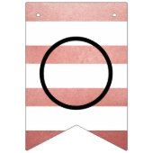 Gefeliciteerd met modern Roos Gold Afstuderen Vlaggetjes (Tweede vlag)