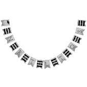 Gefeliciteerd met Modern Silver Graduation Party Vlaggetjes (Alle)