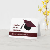 Gefeliciteerd met Moeder van Afstuderen Kaart (Gele Bloem)