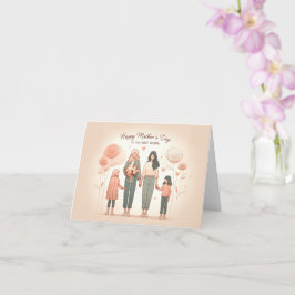 Gefeliciteerd met Moederdag aan de beste moeders Kaart