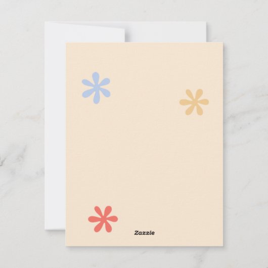 Gefeliciteerd met Moederdag Feestdagenkaart (Achterkant)