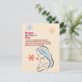 Gefeliciteerd met Moederdag Groet Feestdagenkaart (Staand voorkant)