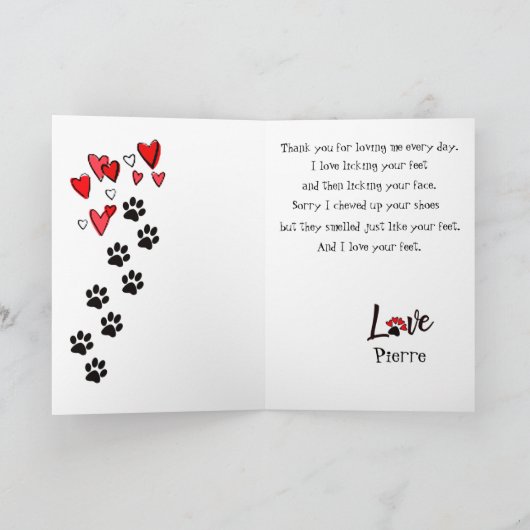 Gefeliciteerd met Moederdag kaart van je Franse Bu (Binnen)