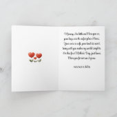 Gefeliciteerd met Moederdag, kaart van Papa en de (Binnen)