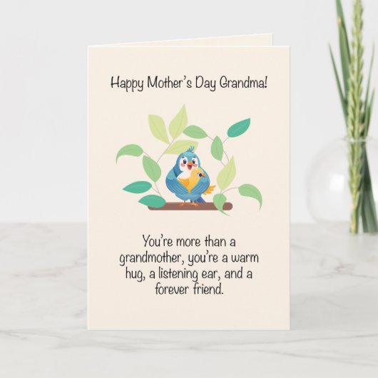 Gefeliciteerd met Moederdag oma Feestdagen Kaart (Voorkant)