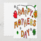 Gefeliciteerd met Moederdag Save The Date (Voorkant / Achterkant)