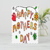 Gefeliciteerd met Moederdag Save The Date (Staand voorkant)