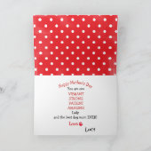 Gefeliciteerd met Moederdag Stuk Chagrijn van je B Kaart (Binnen)