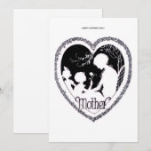 Gefeliciteerd met Moedersdag Kaart (Voorkant / Achterkant)