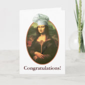 Gefeliciteerd met Mona Lisa Kaart (Voorkant)