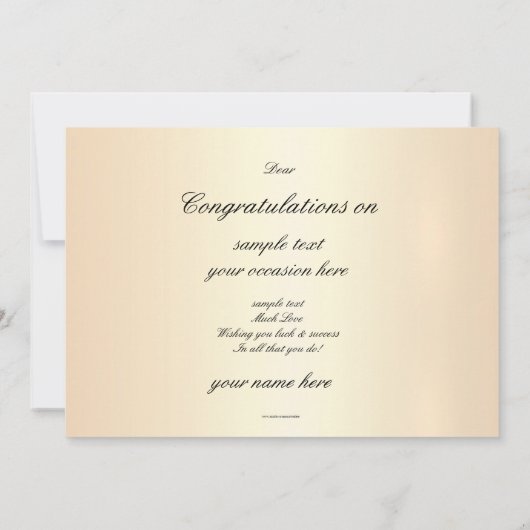 Gefeliciteerd met mooie rode florale ontwerpen kaart (Achterkant)