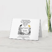 Gefeliciteerd met Moving Up Middle School Afstuder Kaart (Achterkant)