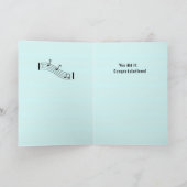 Gefeliciteerd met Music Bass Clean Kaart (Binnen)