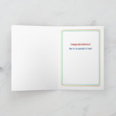 Gefeliciteerd met Nephew met de Shining Star op Bl Kaart (Binnen)