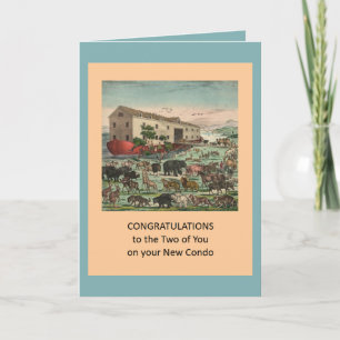 Gefeliciteerd met New Condo - Fun Kaart