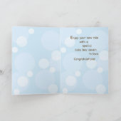 Gefeliciteerd met New Cousin, Baby Shoes Kaart (Binnen)