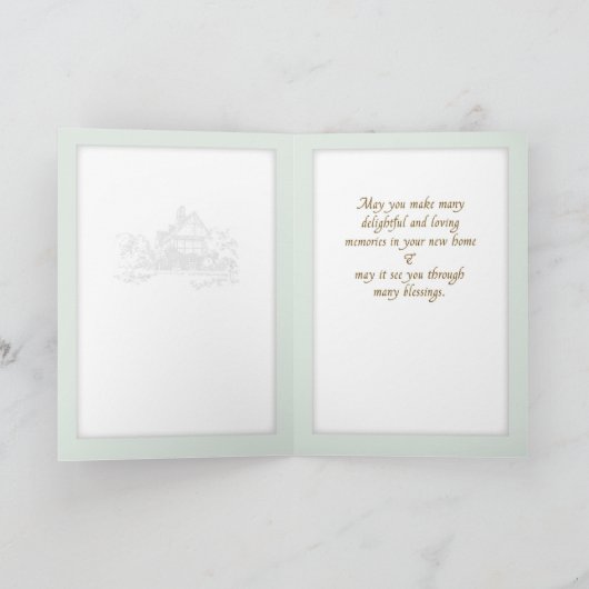 Gefeliciteerd met New Home, Storybook Kaart (Binnen)