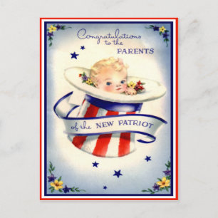 Gefeliciteerd met nieuw Briefkaart voor baby's