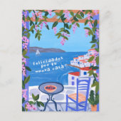 Gefeliciteerd Met Nieuw Huis Zeezicht Kunst Briefkaart (Voorkant)