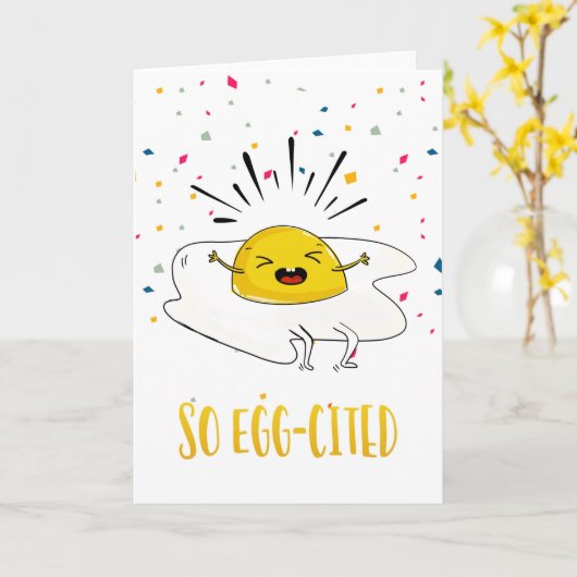 Gefeliciteerd met nieuw werk nieuw ei  kaart (Gele Bloem)