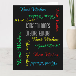 Gefeliciteerd met nieuwe baan van ons allemaal, JU Kaart