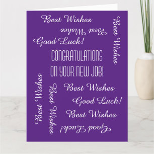 Gefeliciteerd met nieuwe baan van ons allemaal, JU Kaart