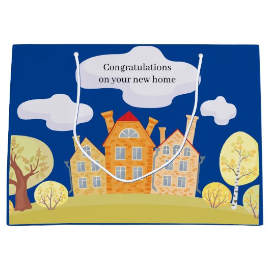 Gefeliciteerd met nieuwe homepage groot cadeauzakje (Voorkant)