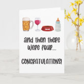 Gefeliciteerd met nieuwe Kaart baby (Gele Bloem)