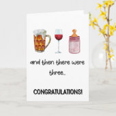 Gefeliciteerd met nieuwe Kaart baby (Gele Bloem)