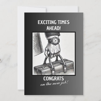 Gefeliciteerd met nieuwe taak feestdagenkaart