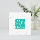 Gefeliciteerd met nieuwe taak kaart (Staand voorkant)