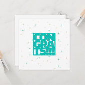 Gefeliciteerd met nieuwe taak kaart (Voorkant / Achterkant in situ)