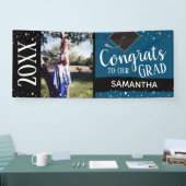 Gefeliciteerd met ons Afstudeerder één foto per ja Spandoek (Beurs)