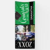 Gefeliciteerd met ons Afstudeerder één foto per ja Spandoek (Verticaal)