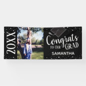 Gefeliciteerd met ons Afstudeerder één foto per ja Spandoek (Horizontaal)