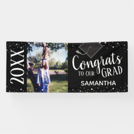 Gefeliciteerd met ons Afstudeerder één foto per ja Spandoek