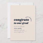 Gefeliciteerd met ons Afstudeerder Simple Afstuder Kaart (Voorkant)